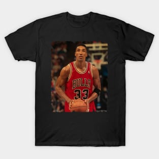 Scottie Pippen - Vintage Design Of Basketball T-Shirt